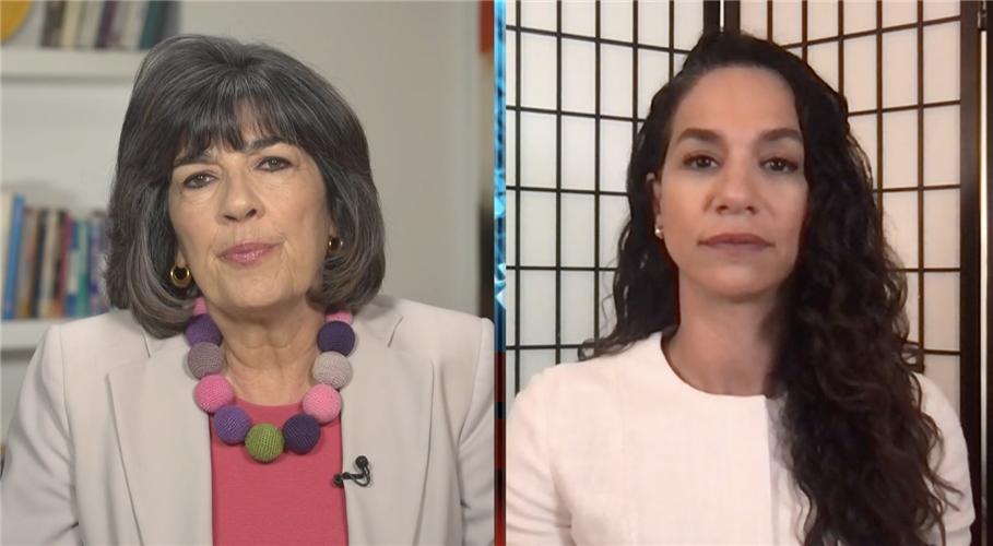 Jadaliyya Co Editor Noura Erakat Talks With Cnns Christiane Amanpour