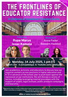 In Defense of Academic Freedom: The Frontlines of Educator Resistance (14 July)