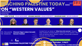 Teaching Palestine Today: On "Western Values" (3 October 2025)