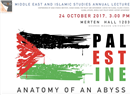 GMU/ASI Event - Palestine: Anatomy of an Abyss (24 October, George Mason University)