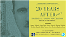 Roundtable Conversation—20 Years after Bashar al-Asad's Succession: Prelude to the Uprising (Part 2) (14 August 2020, 1pm EST)