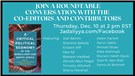 Live Roundtable: "A Critical Political Economy of the Middle East and North Africa" Book Launch