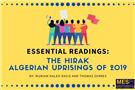 Essential Readings: The Hirak (Algerian Uprisings of 2019)