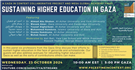 LIVE EVENT - Gaza in Context: Sustaining Higher Education in Gaza