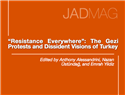 New JADMAG: “Resistance Everywhere”: The Gezi Protests and Dissident Visions of Turkey
