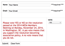 Vote 'Yes' on MESA Resolution in Support of Free Speech