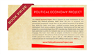 Political Economy Project Book Prize Competition: Call For Books Published in 2016