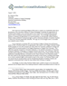 CCR Letter to University of Illinois Regarding Professor Steven Salaita