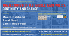 Trajectories of U.S. Middle East Policy: Continuity and Change (12 November)