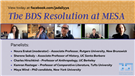 The BDS Resolution at MESA (Video)
