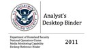 US Department of Homeland Security's Media Monitoring Manual