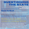 Questioning Power: State Department Briefings on Palestine