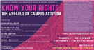 Gaza in Context: A Collaborative Teach-In Series — Know Your Rights: The Assault on Campus Activism  (7 December)
