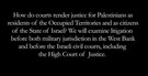 Military Justice? Palestinians in Israeli Courts (Video)