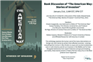Security in Context: Book Discussion of “The American Way: Stories of Invasion?” (21 January)
