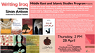 LIVE EVENT - Writing Iraq with Sinan Antoon (28 April)