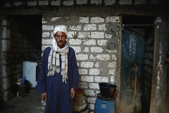Galliny, uncle of Gerges Samir, 20, and Malak Ibrahim, 25. \"I will miss their beautiful smiles.\" Photo by Jonathan Rashad.