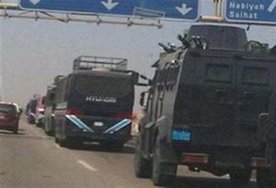 [Saudi security forces mobilizing in Eastern Province. Image from Independent.co.uk]