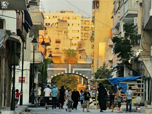 [Homs: Dablan neighborhood. 1 September 2013. From Lens of a Young Homsi.]