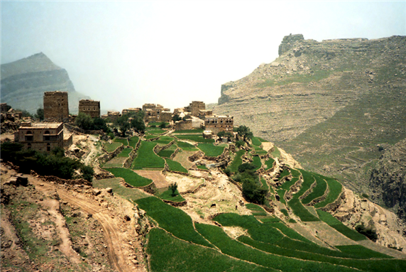 Image via Wikimedia Commons (Yemen landscape)
