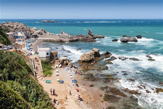 Beach and beautiful shoreline in Algeria. Photo by SofiLayla.