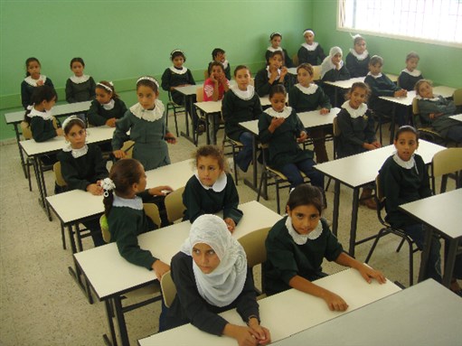 Palestinian children in the Gaza Strip have returned to school after summer break but faces overcrowding in classroom.