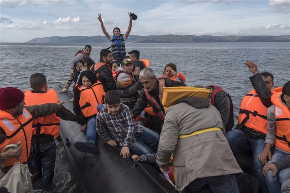 Refugees on the Mediterranean, via Wikimedia Commons by Cathy Norman Peterson