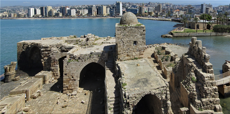 Sidon, Lebanon by Heinz Hövel via Wikimedia Commons