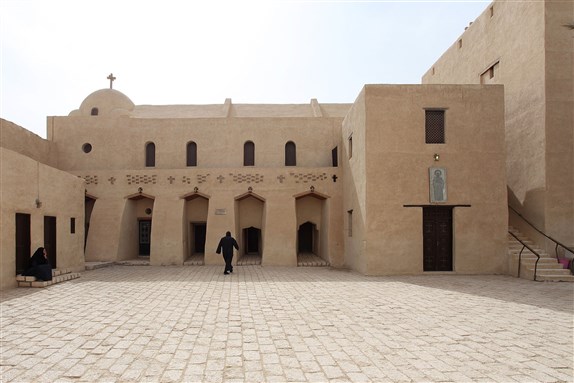 Photo of Coptic Christian monastery in Egypt by Roland Unger (Via Egypt Independent)