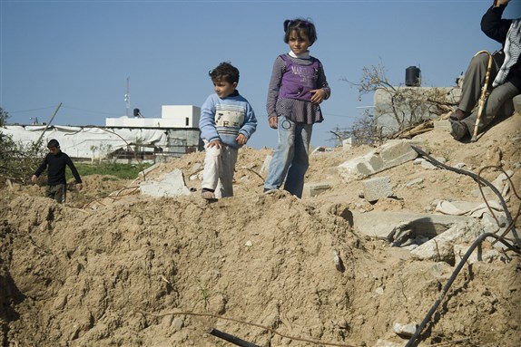 Gazan children, by gloucester2gaza via Wikimedia Commons