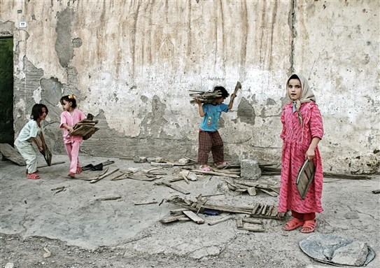 Internally-displaced children in Iraq, via Shutterstock