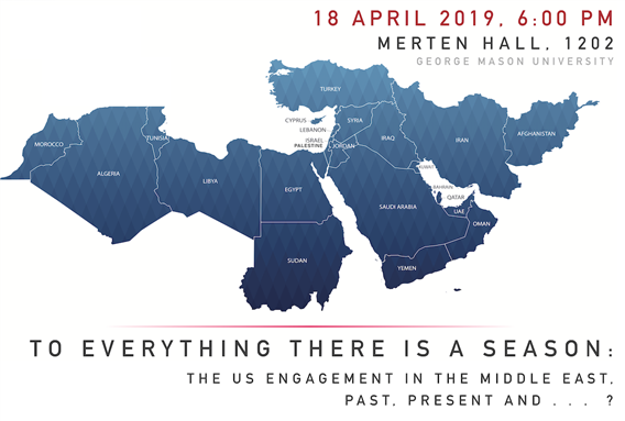 Event Announcement - US Engagement in the Middle East, Past, Present and...? By Steven Simon (18 April 2019)
