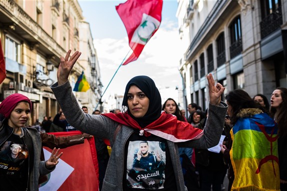 Hirak Protest. By Marcos del Mazo Valentin, via Shutterstock.