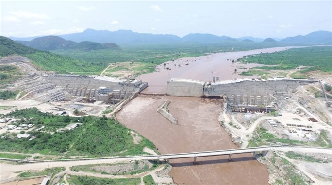 The Construction Site of the Great Ethiopian Renaissance Dam (via Daily News Egypt)