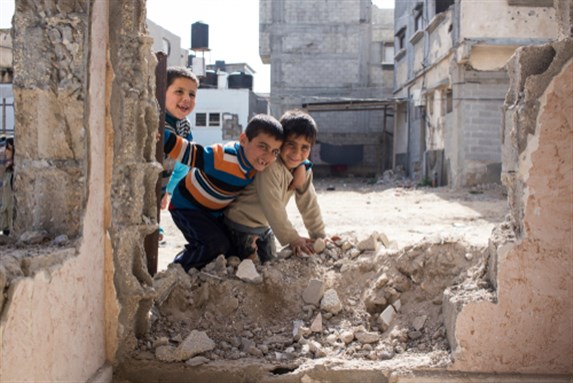 Shujayea is a residential area in the Gaza Strip that sustained four days of continuous bombardment during "Operation Protective Edge." Image via Shutterstock