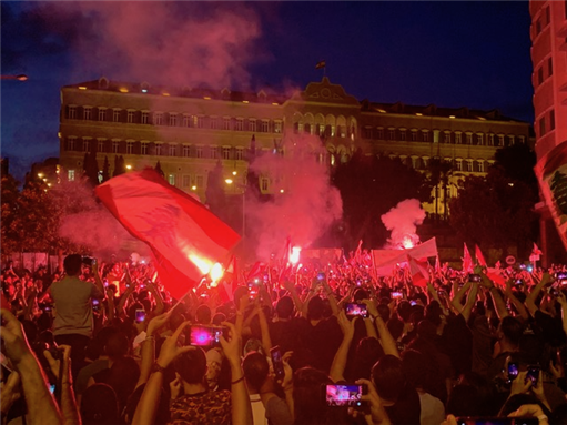 Beirut, 18 October 2019. Photo courtesy of Jeffrey G. Karam.