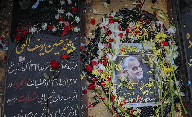 A grave prepared for Qasem Soleimani at Kerman Martyrs Cemetery. Image by Mohammad Ali Marizad via Wikimedia Commons.