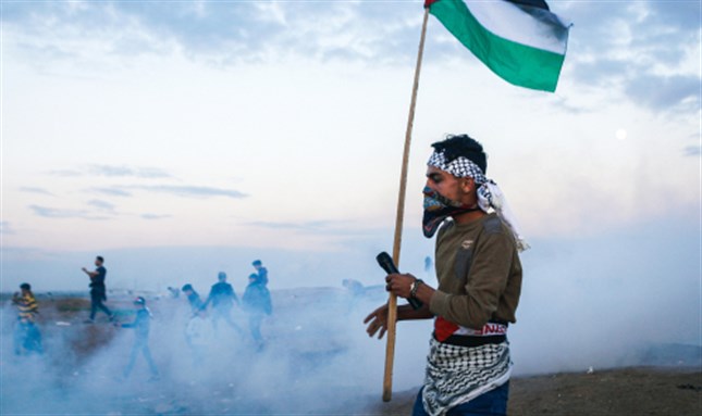 Israeli-Gaza border, 15 May  2019. Image via Shutterstock.
