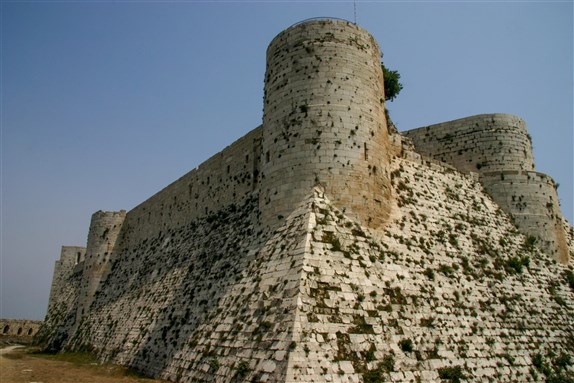 Krak des Chevaliers: the Historic Crusader Castle in Syria via Shutterstock