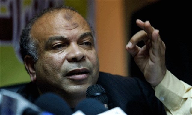 [Leader of the Muslim Brotherhood parliamentary bloc, Mohammed Saad el-Katatni. Image from AP]