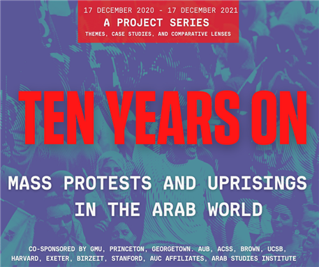 LIVE EVENT: Launching the One-Year-Long Project, “Ten Years On: Mass Protests and Uprisings in the Arab World” (17 Dec.)