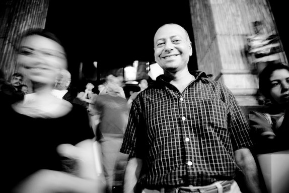 [Samer Soliman, 1968-2012. Photo taken on 29 September 2008, by Hossam el-Hamalawy via Flickr]