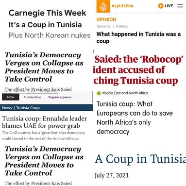 Tunisia: Western Pundits or “Hot-Take” Arsonists