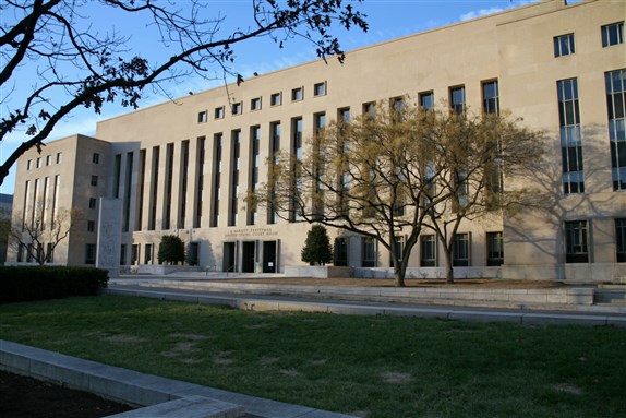 [E. Barrett Prettyman US Courthouse, home to the United States District Court for the District of Columbia ]