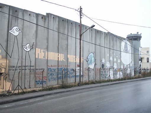 [The West Bank Wall, a point of contention with the Committee. Image from Flickr.]