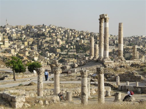 The Citadel at Amman, Jordan. Image by Mr. Littlehand via Flikr.