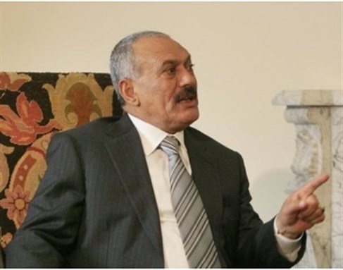 [President Ali Abdullah Saleh. Image from unknown archive.]