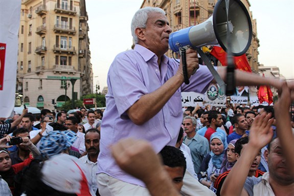 [Anti Morsi protest in down town Cairo. Image originally posted to Flickr by Gigi Ibrahim.]