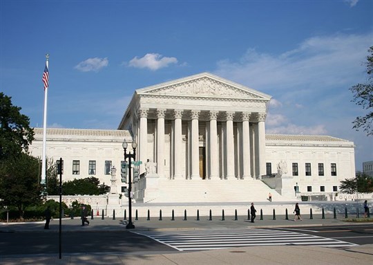 [US Supreme Court Building. Image from Wikipedia.]