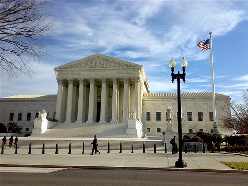 [Supreme Court Building of the United States, where arguments for Kiobel v. Royal Dutch Shell took place last week. Image from Wikimedia Commons.]
